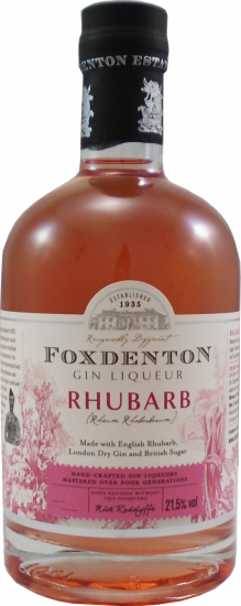 Foxdenton Rhubarb Gin Half Bottle