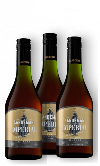 Sandeman Imperial Brandy de Jerez Three Bottle Pack