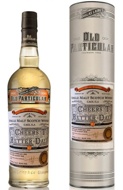 Old Particular 'Cheers To Better Days' Caol Ila 10 Year Old 70cl