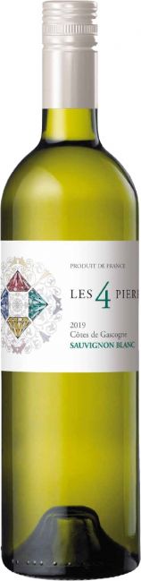 Les 4 Pierres Sauvignon Blanc 2020 Cotes de Gascogne
