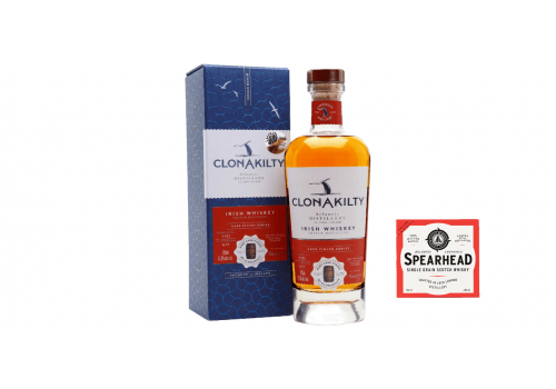 Clonakilty Port Cask Finish + FREE 5cl Spearhead Pouch