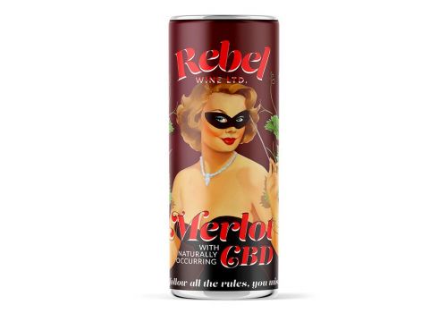 Rebel Wine Merlot With CBD
