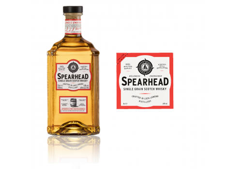 Spearhead Single Grain Scotch Whisky + FREE 5cl Spearhead Pouch
