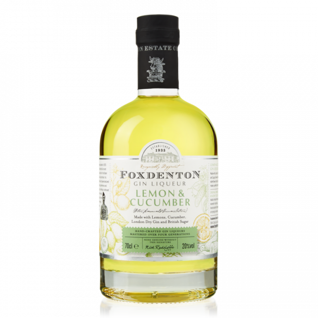 Foxdenton Lemon & Cucumber Gin Liqueur 70cl