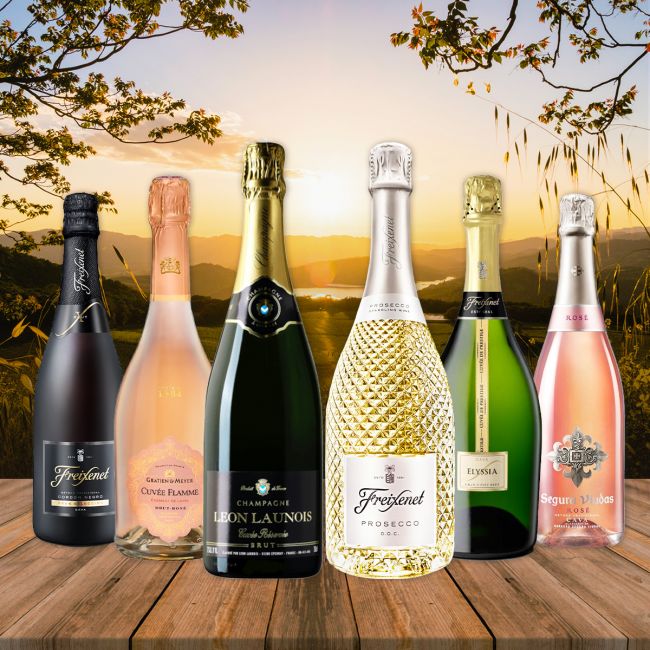 Summer Fizz Case - 6 Wines £69.95 - Save £20