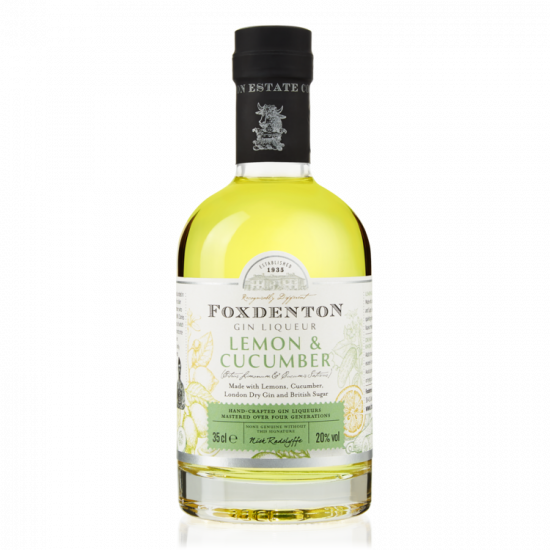 Foxdenton Lemon & Cucumber Gin Half Bottle