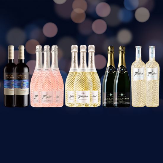 New Year’s Eve Essentials Case – 12 bottles – SAVE £30