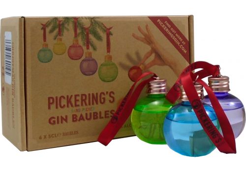 Pickering's 6 Gin Baubles Gift Pack