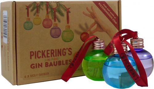 Pickering's 6 Gin Baubles Gift Pack