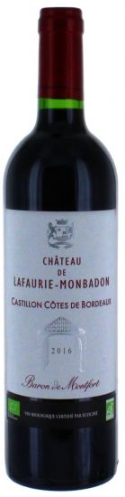 Château Lafaurie-Monbadon Castillon Cotes de Bordeaux 2016
